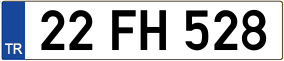 Truck License Plate
